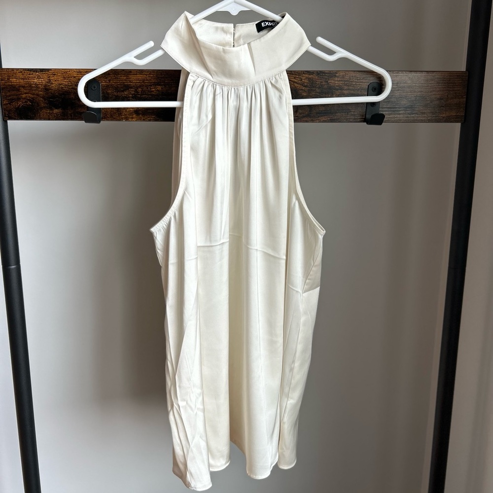 Conscious Edit Halter Neck Ruched Top- ALL OFFERS ACCEPTED